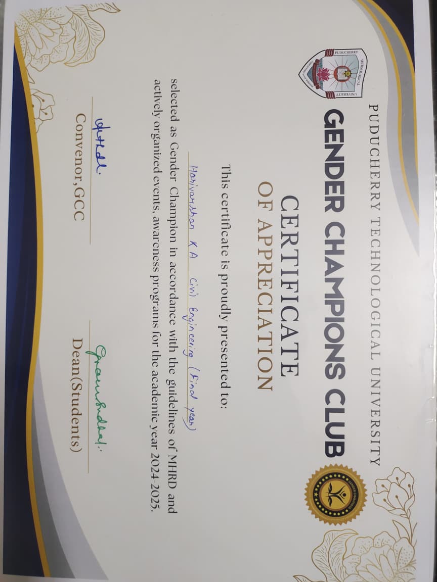 Gender Champion